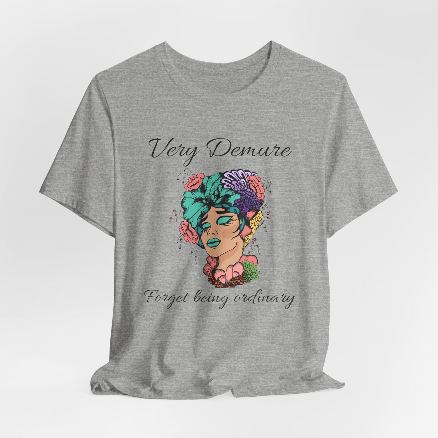 Demure Unisex Jersey Short Sleeve Tee